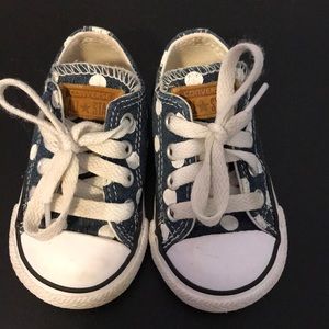 Baby girl converse sneakers size 4